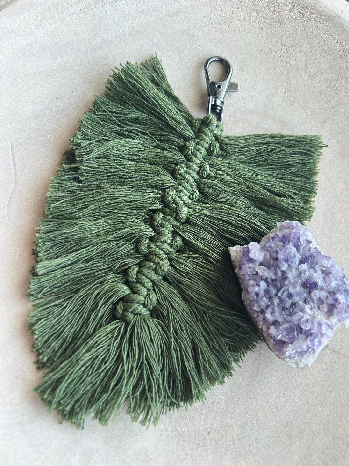 Green keychain